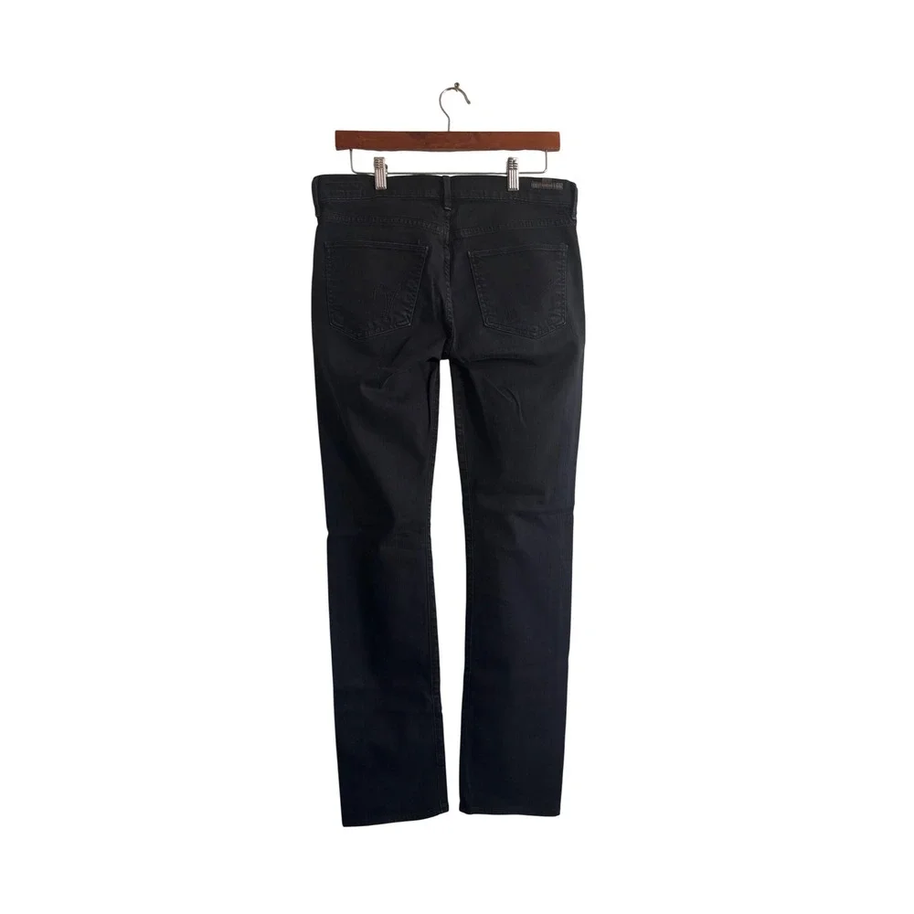 Citizens of Humanity Elson Straight Leg Black Jeans 1306-1405‎ Womens 30